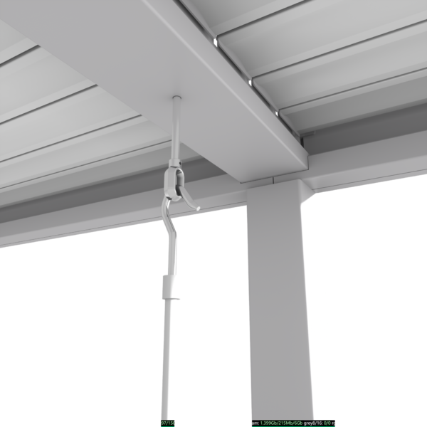 White pergola