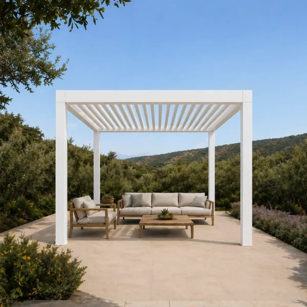 SKY Pergola 3x3 White