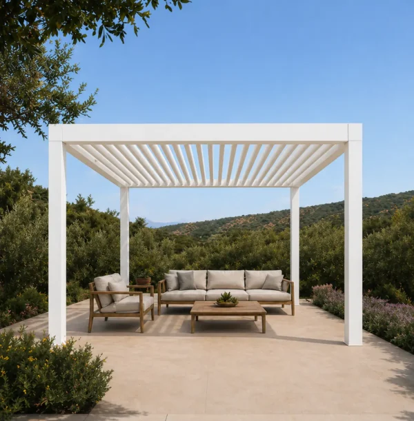 SKY Pergola 3x4 White
