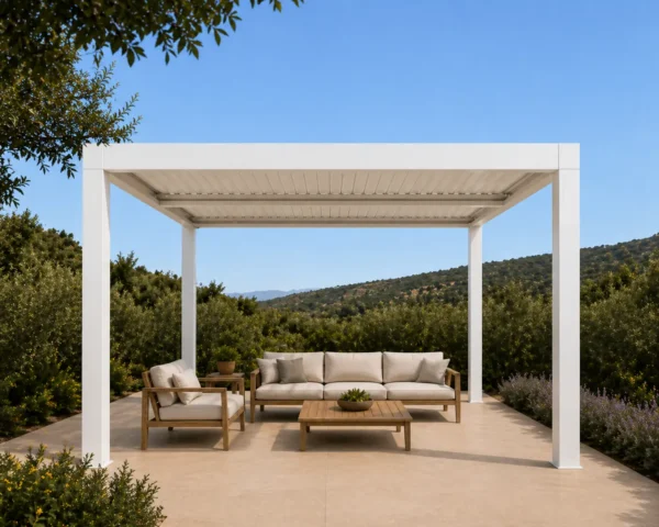 SKY Pergola 4x4 White