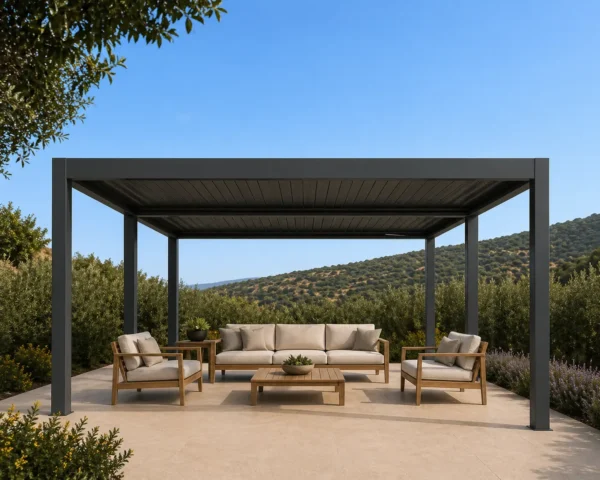 SKY Pergola 6x4 Anthrazit