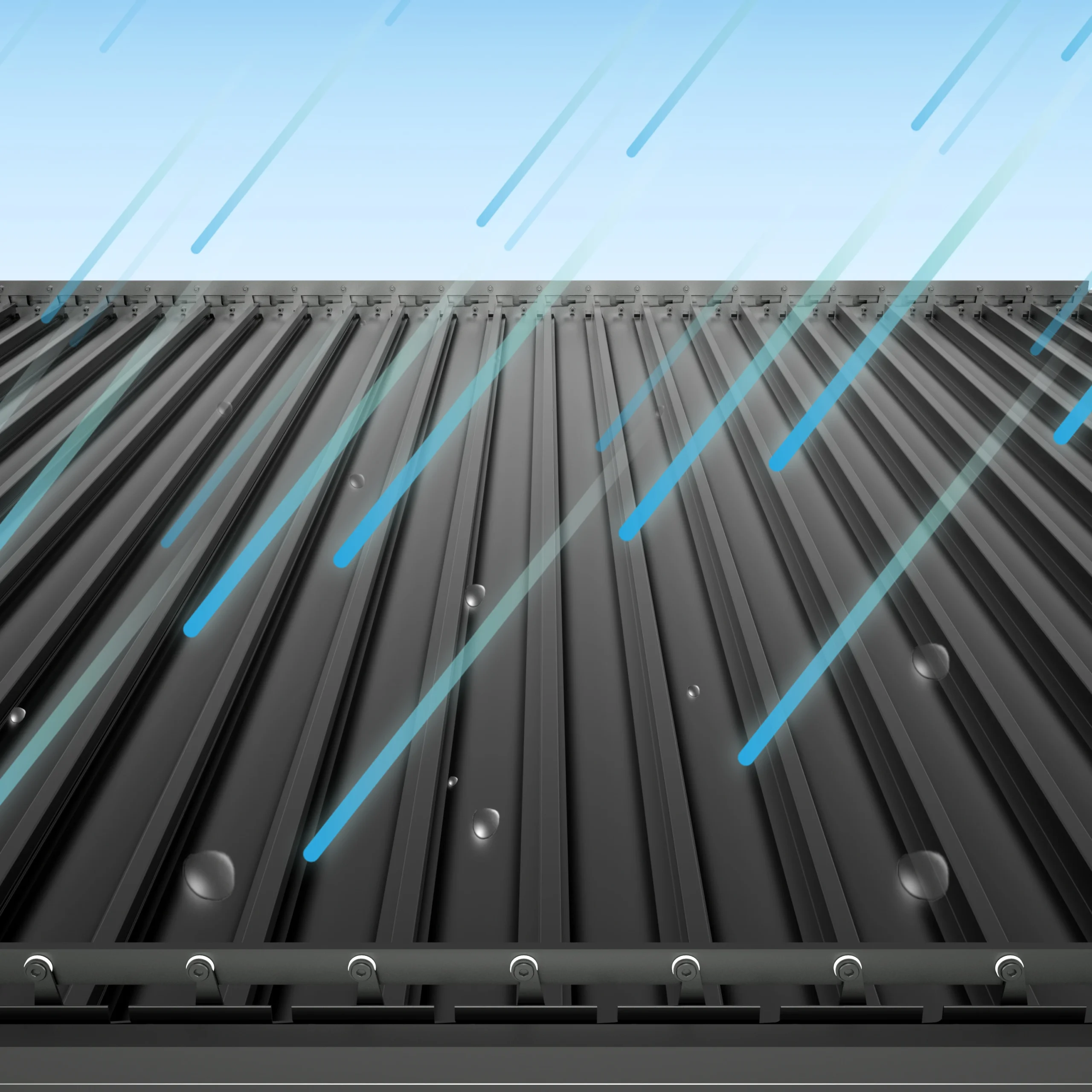 sky pergola rain