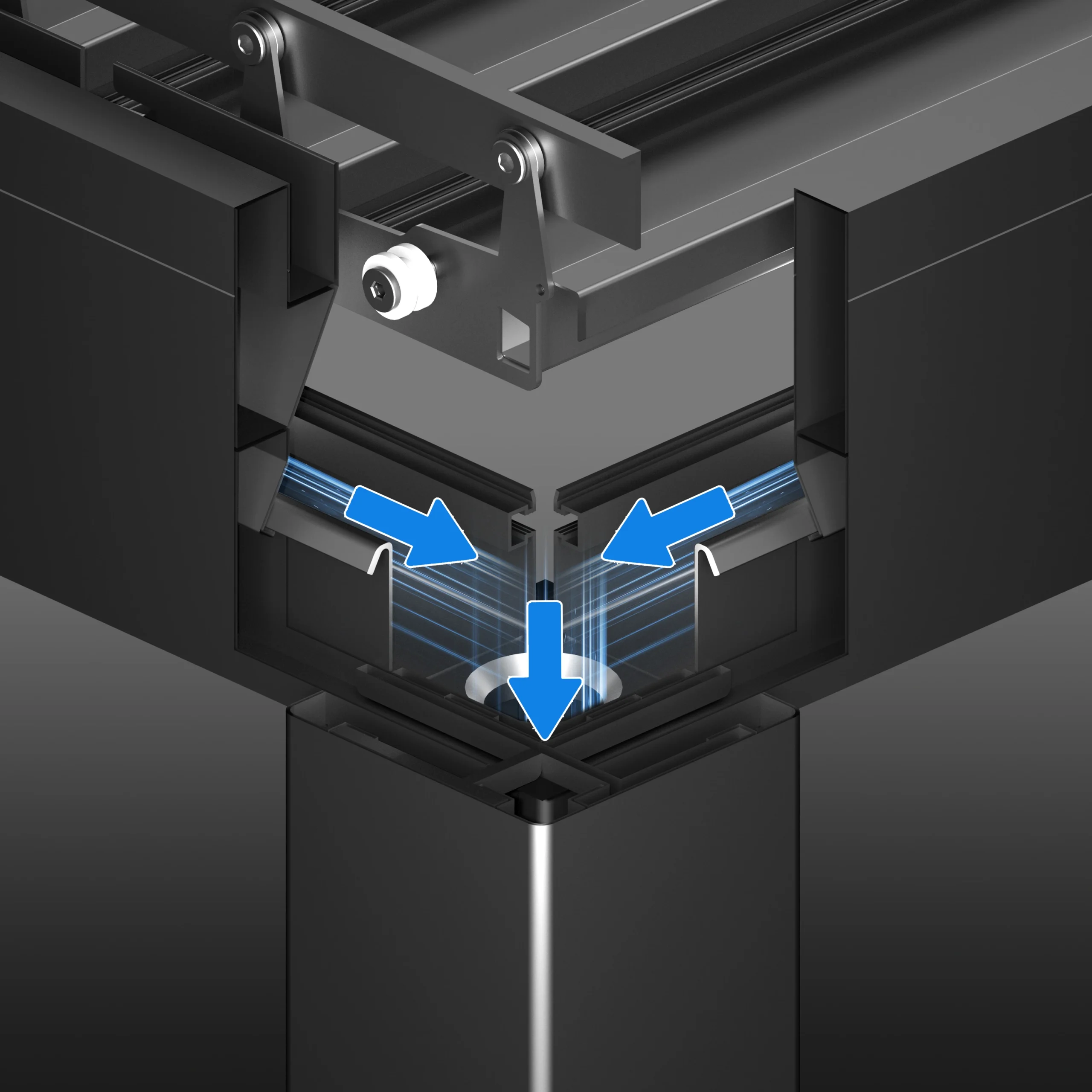 sky pergola water drainage